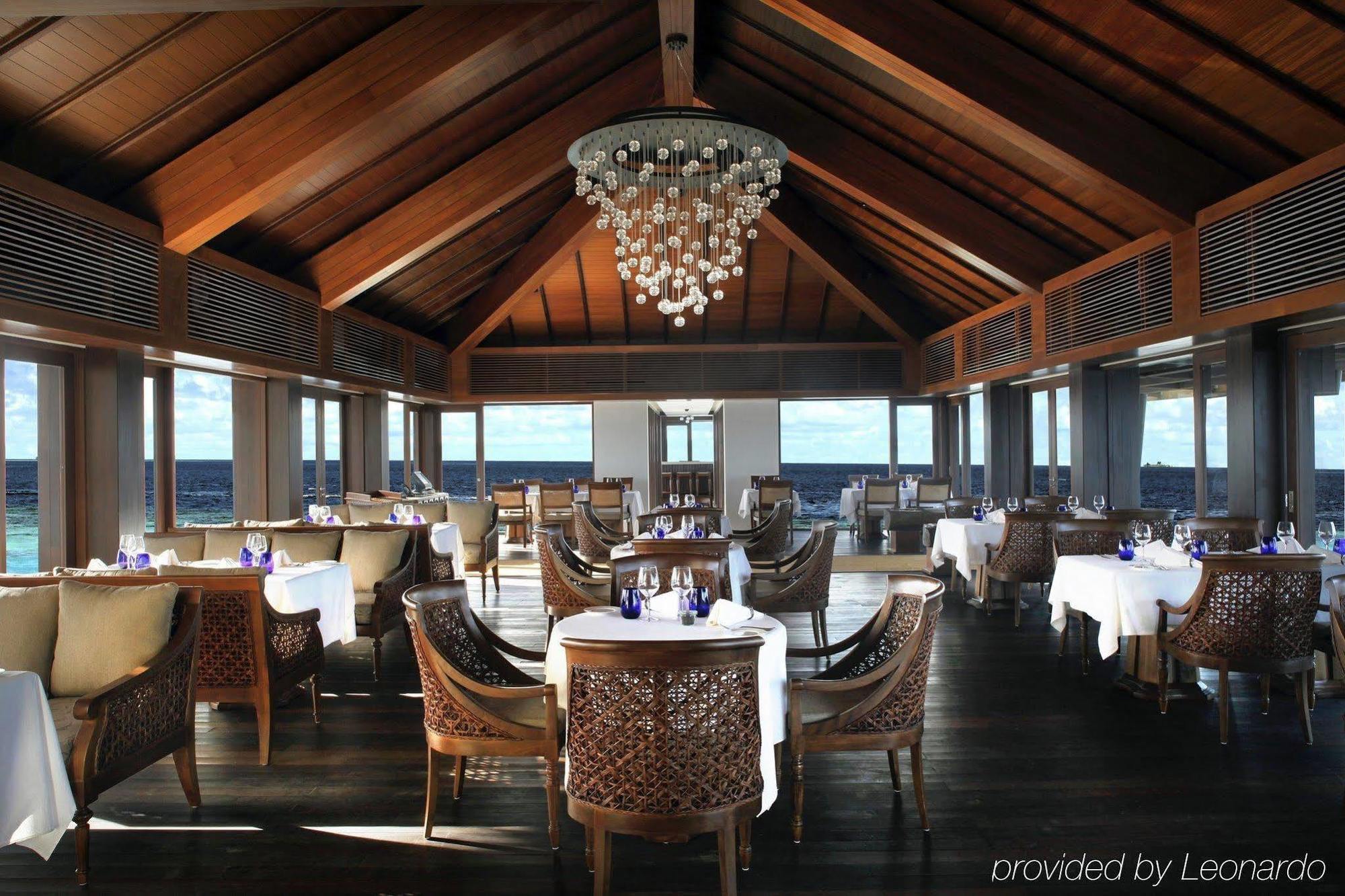 The Residence Maldives Dhigurah  Restoran gambar